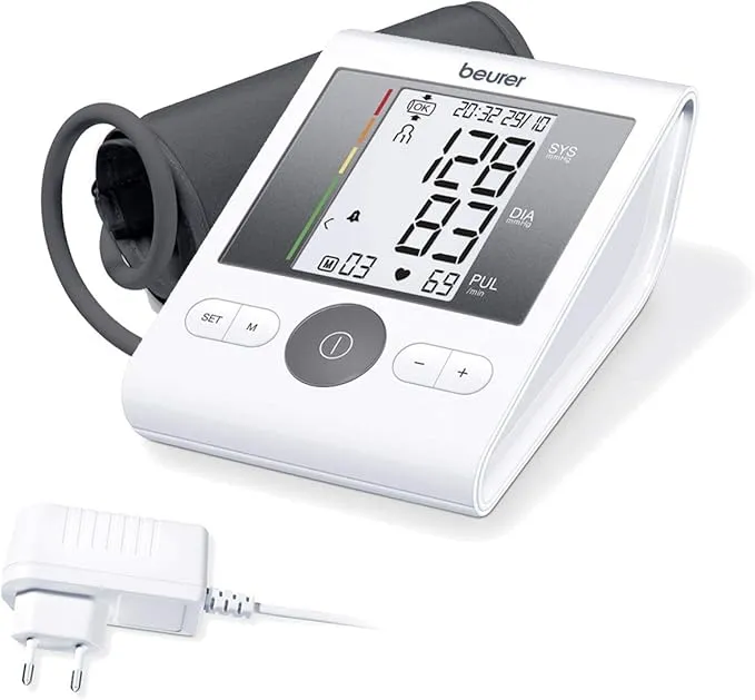 Beurer BM28 Upper Arm Blood Pressure Monitor with Patented Relax Indicator